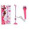 Micrófono con Soporte Ajustable para Niños, Rosa