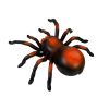 Araña control remoto gigante a pilas negra-naranja