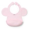 Babero de Silicona Ajustable Babyono Rosa para Bebés