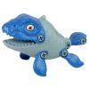 Set de Dinosaurio Mosasaurio con Huevo y Destornillador Azul