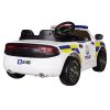 Coche de Policía Eléctrico - Blanco