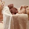 Manta Bebé con Peluche Beige Babyono, Suave y Acogedora - imagen 2
