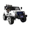 Coche eléctrico todoterreno infantil S2388 blanco con puertas abribles
