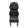Silla de paseo Eden Kikkaboo negra con chasis de aluminio cromado
