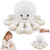Peluche pulpo suave de 50 cm con tentáculos elásticos de Lean toys.