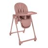 Trona Pastello 3 Kikkaboo rosa con ajustes para las comidas del bebé