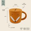 Taza Porta Snacks de Silicona Trixie - Mr. Fox - imagen 2