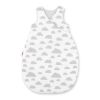 Cotton Sleeping Bag For Children, Size M, 3-12 Months, Tog 2.5, All-season - Clouds Gray/gray
