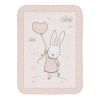 Manta de bebé Kikkaboo super suave 110x140 cm con diseño Rabbits in Love
