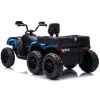 Quad ATV de 6 Ruedas Con Remolque JC606 24V Azul