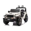 Jeep Rubicon 4x4 Batería 24V Vehículo Eléctrico Blanco