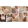 Manta de Algodón Orgánico Beige Babyono para Bebés - imagen 3