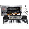 Teclado MP3 MQ-810 con micrófono y 61 teclas para pequeños músicos