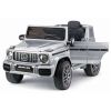 Coche de batería Mercedes AMG G 63 pintado en plata