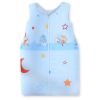 Cotton Sleeping Bag For Children, Size M, 6-12 Months, Tog 2.5, All-season Castle On Blue