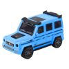 Coche Off-Road Metal con Luz y Sonido Blanco y Azul