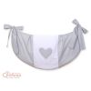 Bolsa de Juguetes Colgante Corazones Grises My Sweet Baby