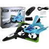 Avión de Caza R/C Azul