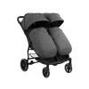 Carrito Gemelar Happy 2 Kikkaboo Gris Oscuro 2023 - imagen 2