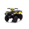 Quad eléctrico en uso, ideal para el jardín y el patio