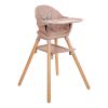 Trona 2en1 Woody Rosa Kikkaboo - Versatilidad y Comfort