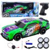 Coche deportivo radiocontrol Lean Toys con luces LED, vista frontal