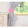 Cortinas para Niños con Corazones en Gris y Rosa My Sweet Baby - imagen 2