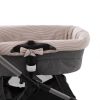 Garnitura Capazo Reversible Candela Wine 35x75x35 Cm - Cambrass