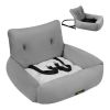 Asiento de Coche para Mascotas Purlov - Seguridad y Comodidad