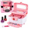 Set de Maquillaje y Uñas Infantil con Espejo
