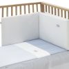 Jgo 2 Pcs.colcha I-v. Cuna 70 Vichy10 Celeste 70x140x3 Cm - Cambrass - imagen 3