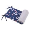 Protector Universal para Cuna My Sweet Baby - Cisnes Azul Marino