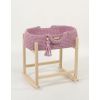 Cesta de Muñecas Boho My Sweet Baby - Moisés de Algodón Lavanda