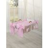Cesta de Mimbre My Sweet Baby - Moisés con Puntos Rosas