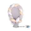 Nido trenzado 2 en 1 My Sweet Baby - Blanco, gris y beige - imagen 2