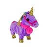 Unicornio Interactivo Mascota Púrpura con Alas Doradas