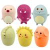 Juguetes de baño educativos figuras de goma 6 piezas