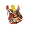 Guitarra Eléctrica con Micrófono y Cuerdas Rojas