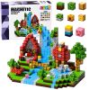 Set de Cubos Magnéticos 3D de Fantasía con 100 piezas brillantes.