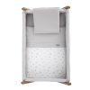 Minicuna Tijera Madera Ardi Gris/natural 55x87x74 Cm - Cambrass - imagen 3