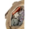 Bolso Sensillo Bouclé en un paseo con bebé, práctico y chic.