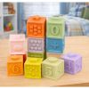 Juego de Bloques Sensoriales Educativos de Goma 12 piezas