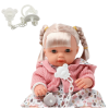 Muñeca niña con suéter y sonidos 30 cm