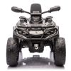 Quad infantil Lean Cars Can Am 115 cm gris, vista lateral con ruedas EVA