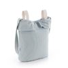 Cambrass Boho bolso maternal, detalle estampado vichy y asas para carrito
