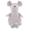 Peluche Grande Mrs. Mouse Trixie - Compañero Orgánico para Bebés