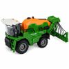 Cosechadora teledirigida Lean Toys verde y naranja de plástico