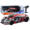 Coche RC Control Remoto 1:18 Ruedas de Goma Rojo
