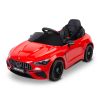 Coche eléctrico Toyz Mercedes-Benz AMG CLE 53 en rojo, ideal para niños.
