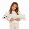 Peluche suave de perro West Highland en color blanco.